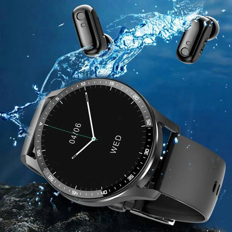 Relógio inteligente - smartwatch X7 2 em 1 com fones de ouvido tws bluetooth- monitor de frequência cardíaca - pressão arterial - oxímetro -  esportes - relógio fitness - APP Fitpro